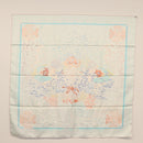HERMES Carre 90 Scarf ""RENCONTRE OCEAN "" Silk Light Blue Auth 148193-13