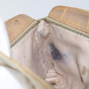 CHANEL New Travel Line Pouch Nylon Beige CC Auth 148196-19