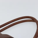 CHANEL Tote Bag Canvas Leather Beige Gold CC Auth 148197-8