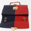 CHANEL Matelasse Chain Pagoda Bag Lamb Skin Multicolor Gold CC Auth 148199-7