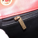 CHANEL Matelasse Chain Pagoda Bag Lamb Skin Multicolor Gold CC Auth 148199-25