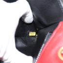 CHANEL Matelasse Chain Pagoda Bag Lamb Skin Multicolor Gold CC Auth 148199-10