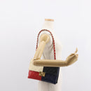 CHANEL Matelasse Chain Pagoda Bag Lamb Skin Multicolor Gold CC Auth 148199-27