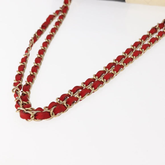 CHANEL Matelasse Chain Pagoda Bag Lamb Skin Multicolor Gold CC Auth 148199