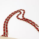 CHANEL Matelasse Chain Pagoda Bag Lamb Skin Multicolor Gold CC Auth 148199-15