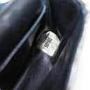 CHANEL Matelasse Chain Hand Bag Lamb Skin Silver CC Auth 148202-23