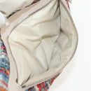 CHANEL Cococoon Tote Bag Nylon White Silver CC Auth 148203V-23