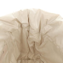 CHANEL Cococoon Tote Bag Nylon White Silver CC Auth 148203V-25