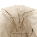 CHANEL Cococoon Tote Bag Nylon White Silver CC Auth 148203V-26