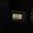 CHANEL Chain Shoulder Bag Cotton Black Silver CC Auth 148204V-10