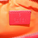 GUCCI GG Supreme Accessory Pouch PVC Beige 457233 Auth 148206V-19