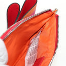 GUCCI GG Supreme Accessory Pouch PVC Beige 457233 Auth 148206V-21