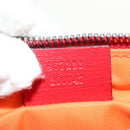 GUCCI GG Supreme Accessory Pouch PVC Beige 457233 Auth 148206V-11