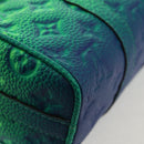 LOUIS VUITTON Monogram Illusion Keepall XS Hand Bag Green M59691 Auth 148207SM-19