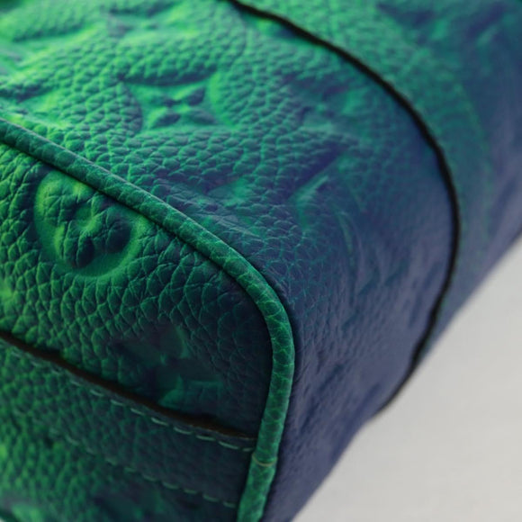 LOUIS VUITTON Monogram Illusion Keepall XS Hand Bag Green M59691 Auth 148207SM