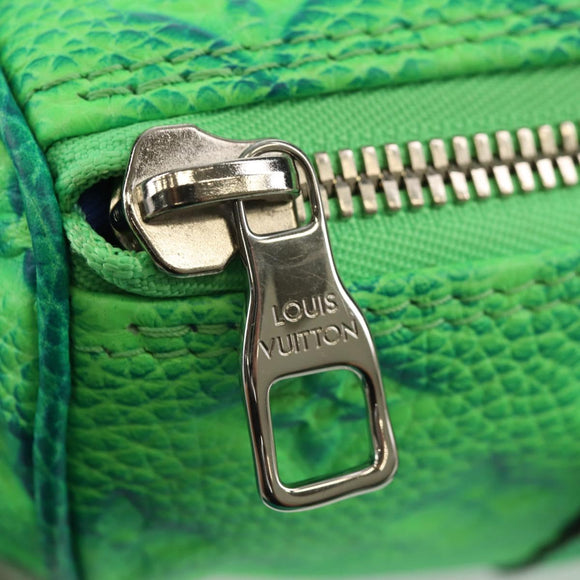 LOUIS VUITTON Monogram Illusion Keepall XS Hand Bag Green M59691 Auth 148207SM