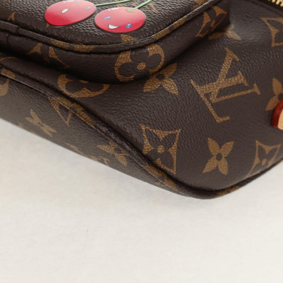 LOUIS VUITTON Monogram Cherry Shoulder Bag M13449 LV Auth 148208SM