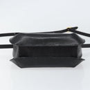 Salvatore Ferragamo Hand Bag Leather 2way Black Gold Auth 148212-5