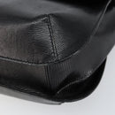 Salvatore Ferragamo Hand Bag Leather 2way Black Gold Auth 148212-10