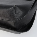 Salvatore Ferragamo Hand Bag Leather 2way Black Gold Auth 148212-16