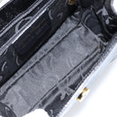 Salvatore Ferragamo Hand Bag Leather 2way Black Gold Auth 148212-11