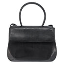 Salvatore Ferragamo Hand Bag Leather 2way Black Gold Auth 148212-13