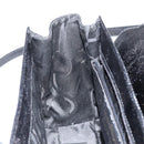 Salvatore Ferragamo Hand Bag Leather 2way Black Gold Auth 148212-20