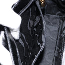 Salvatore Ferragamo Hand Bag Leather 2way Black Gold Auth 148212-21