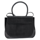 Salvatore Ferragamo Hand Bag Leather 2way Black Gold Auth 148212-2