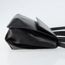 Salvatore Ferragamo Hand Bag Leather 2way Black Gold Auth 148212-3