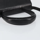Salvatore Ferragamo Hand Bag Leather 2way Black Gold Auth 148212-7