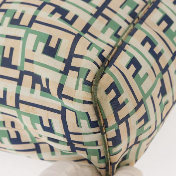 FENDI Zucca Canvas Tote Bag White Auth 148214