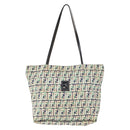 FENDI Zucca Canvas Tote Bag White Auth 148214-13