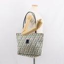 FENDI Zucca Canvas Tote Bag White Auth 148214-26