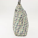FENDI Zucca Canvas Tote Bag White Auth 148214-5