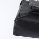 Salvatore Ferragamo Shoulder Bag Leather Black Gold Auth 148231-9