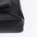 Salvatore Ferragamo Shoulder Bag Leather Black Gold Auth 148231-14