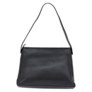 Salvatore Ferragamo Shoulder Bag Leather Black Gold Auth 148231-2