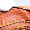 MCM Logogram Vicetos Boston Bag PVC 2way Brown Gold Auth 148233-18