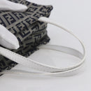 FENDI Zucchino Canvas Hand Bag Navy Auth 148236-7