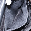 GUCCI Bamboo Hand Bag Leather Black Gold 002 2855 0322 0 Auth 148238-22