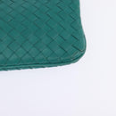 BOTTEGA VENETA INTRECCIATO Bag Leather Turquoise Blue 255549 Auth 148243-16