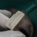 BOTTEGA VENETA INTRECCIATO Bag Leather Turquoise Blue 255549 Auth 148243-20