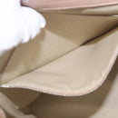 BALLY Backpack Leather Pink Silver Auth 148244-22