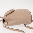 BALLY Backpack Leather Pink Silver Auth 148244-4