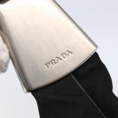 PRADA Shoulder Bag Nylon Black Silver Auth 148246-9