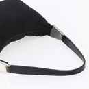 PRADA Shoulder Bag Nylon Black Silver Auth 148246-7