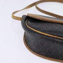 Christian Dior Honeycomb Canvas Shoulder Bag PVC Black Auth 148247-14