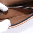 Christian Dior Honeycomb Canvas Shoulder Bag PVC Black Auth 148247-12