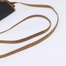 Christian Dior Honeycomb Canvas Shoulder Bag PVC Black Auth 148247-7